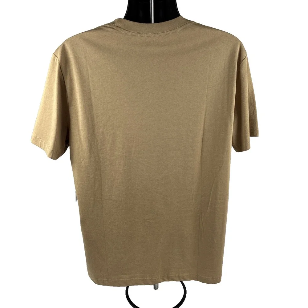 New True Religion Mens Stone Stud Buddha T-Shirt Size Medium NWT Beige